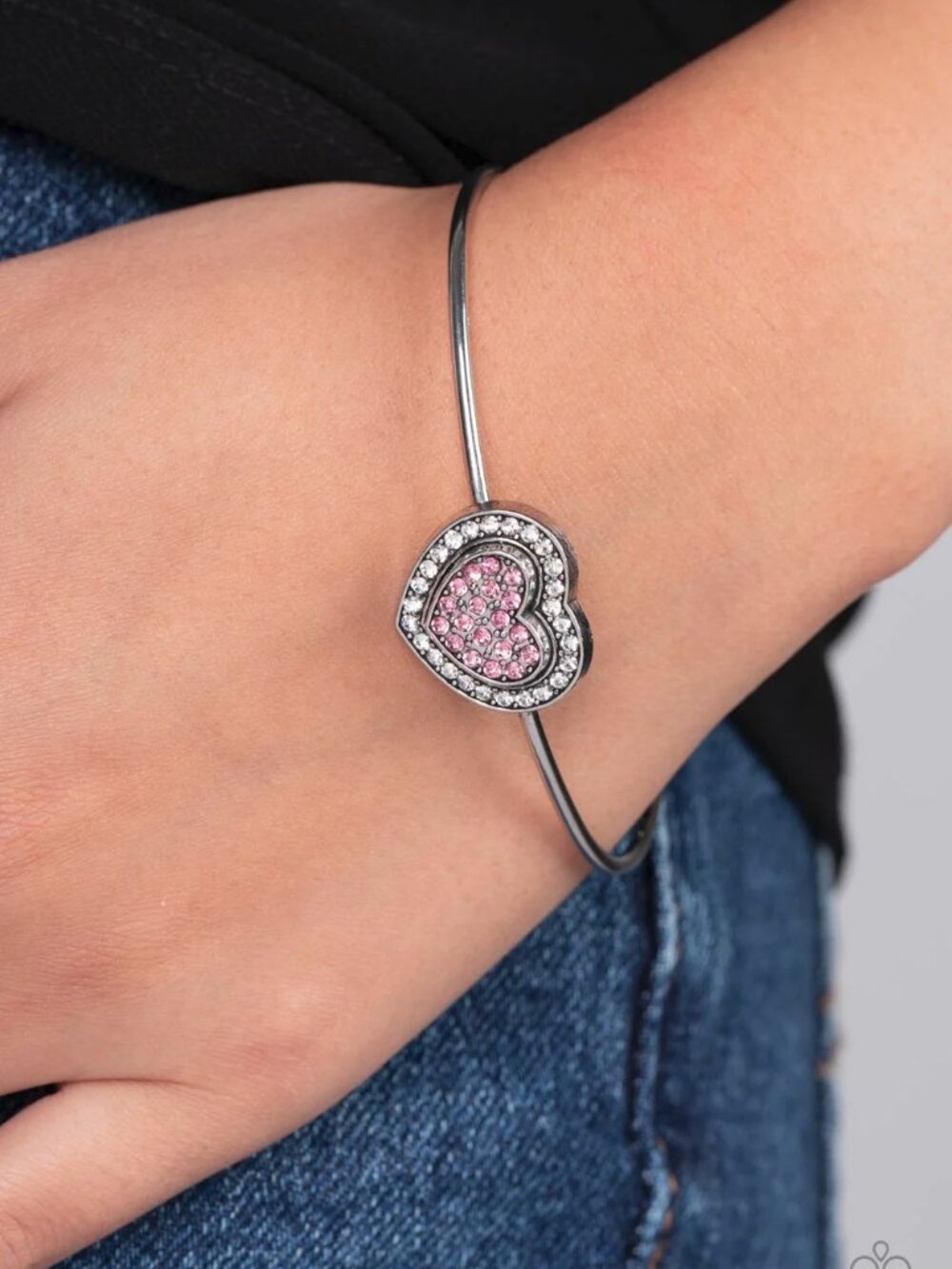 Paparazzi Jewelry Accessories - Stunning Soulmates - Pink Bracelet - Vintage